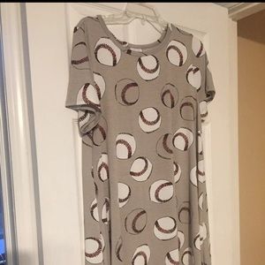 Lularoe Carly baseball dress